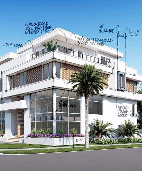 Davis Townhouse Sketch